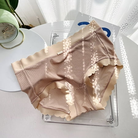 

Briefs For Women Knickers Womens Underwear Cotton Panties For Women Underpants Briefs Hipster Beige One Size 3pcs