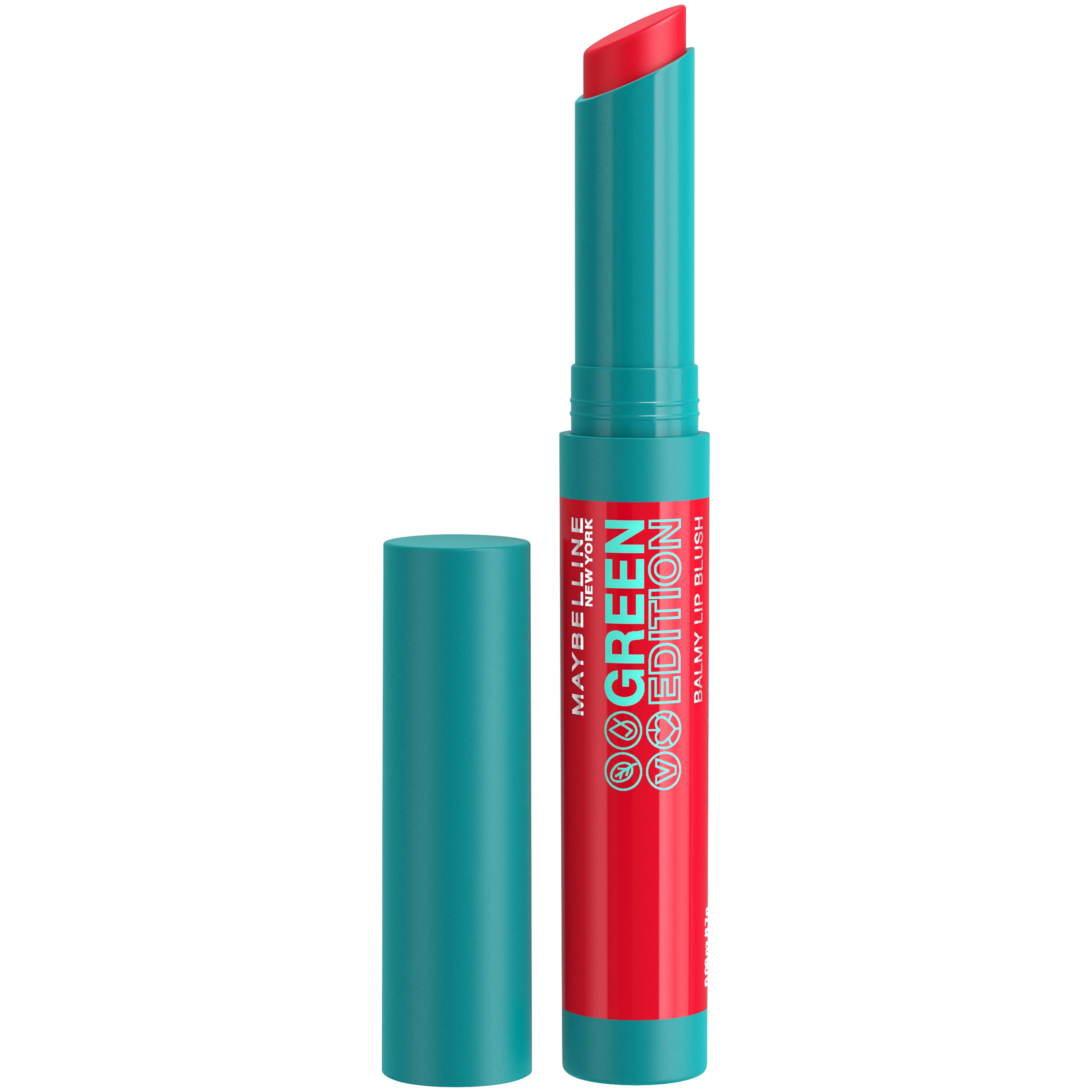Maybelline Green Edition Balmy Lip Blush, Formulated With Mango Oil, Flare, 0.06 oz