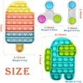 thumbnail image 2 of IGUOHAO Fidget IGUOHAO s , Fidget Pack，Pop IGUOHAO Fidget IGUOHAO , Simple dimple IGUOHAO ,Squeeze Sensory IGUOHAO , Silicone Stress Reliever IGUOHAO , Autism Special Needs Stress Reliever. 7 PCS, 2 of 7