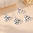 thumbnail image 5 of Mementos Personalized Brass Family Necklace for Women(Mother) with 5 Birthstones and Names, 5 of 5