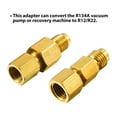 thumbnail image 4 of MOMOJIA 2 Pieces 6015 R134A Brass Refrigerant Tank Adapter to R12 Fitting Adapter, 4 of 9