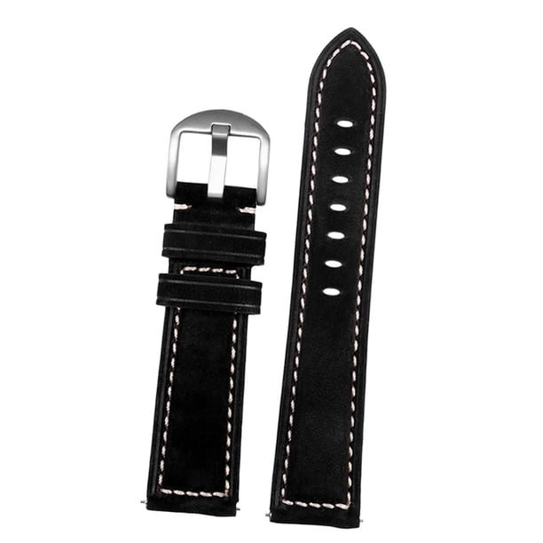 Correa de reloj,Correa de reloj de cuero PU de liberación rápida para hombres y mujeres,Correa de reloj de cuero PU Correa de reloj Correa de reloj,Accesorios para reloj Correa de reloj Negro