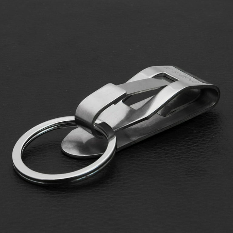 Wholesale SUPERFINDINGS 6Pcs 2 Styles Belt Key Holder Clips Alloy