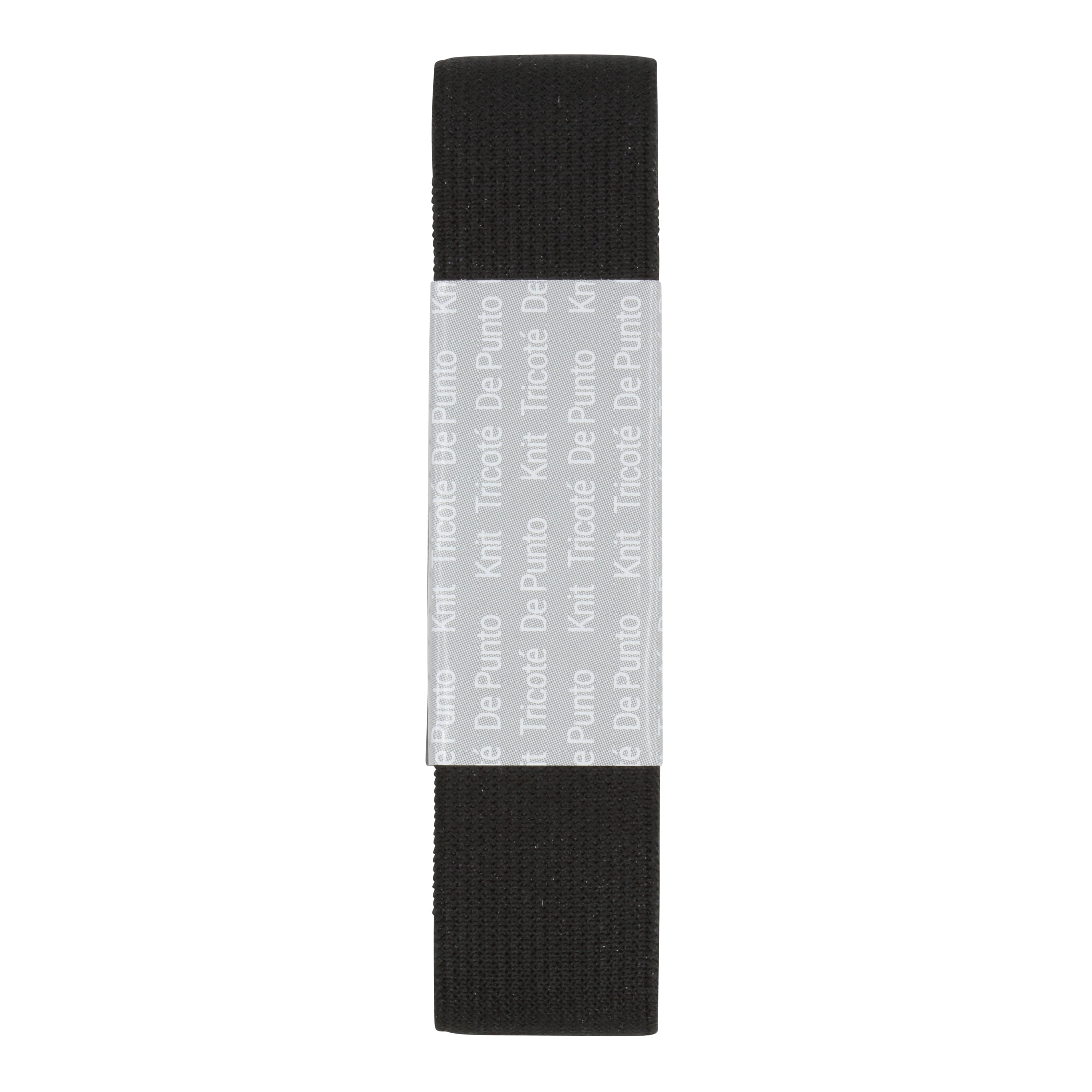 (4 pack) Dritz 3/4" Sewing & Crafting Knit Elastic Black 1 Yard