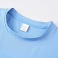 thumbnail image 6 of Men's T-Shirt Pocket Short Sleeve Shirts Running Athletic Workout Active Sun Protection Quick Dry Big and Tall Size S-3XL Sky Blue, 6 of 8