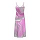 thumbnail image 4 of Vestido de Verano Casual de las Mujeres, Impresión Plegada Casual de Verano, Vestido de Cuello en V sin Mangas de Camis, 4 of 5