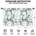 thumbnail image 2 of Blackout Kids Curtains,Gray Daisy Flower White Blooms Pattern Childrens Insulated Curtains Set Of 2,Bedroom Essentials,Toddler Room Decor 52"x63", 2 of 5