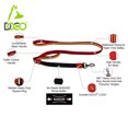 thumbnail image 4 of DOCO Solar Shock Absorbing Reflective Mesh Bungee Leash with Double, Traffic Handle for Walking and Training of Small, Medium and Large Dogs, 4 of 7