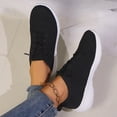 thumbnail image 2 of Rokment Running Tennis Walking Shoes for Women Lightweight Breathable Mesh Low Heel Slip on Nursing Work Driving Flat Sneakers 2026 Spring Fall Black Size 8, 2 of 8