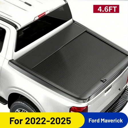 4.5/4.6FT Retractable Truck Bed Hard Tonneau Cover Fits 2022-2025 Ford Maverick