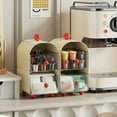 thumbnail image 4 of Plastic Coffee Pods Drawer Rack With Partitioned Compartments Desktop Organiser, 4 of 15