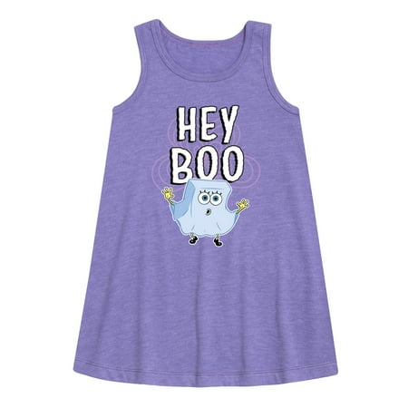 

SpongeBob SquarePants - Hey Boo - Toddler and Youth Girls A-line Dress