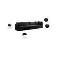 thumbnail image 2 of Meridian Furniture Jacob Black Velvet Modular Sofa, 2 of 10