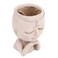 thumbnail image 1 of Head Planter Pot, Lightweight Modern Face Planters Pots Resin  for Outdoor, 1 of 7