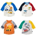 thumbnail image 4 of YTDSCS Kids Baby Boys Summer Car Pattern T-Shirt 2-8 Years Seven-Minute Sleeve Tops Cotton Cartoon Tees for Toddler, 4 of 9