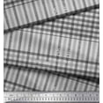 thumbnail image 2 of Soimoi Polyester Crepe Fabric Window Pane Check Fabric Prints by Yard 42 Inch Wide, 2 of 3