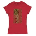 thumbnail image 5 of Camo American Flag T-Shirt USA Military Proud Army Veteran RED Friday 4th of July Camouflage Patriot Women's Tee, 5 of 7