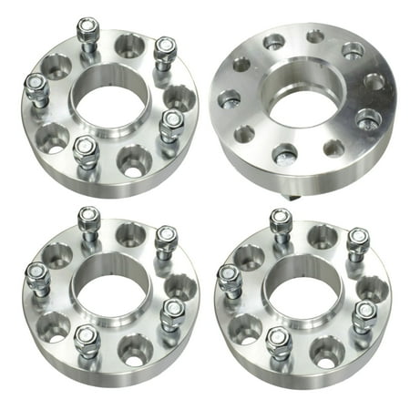 - 4pcs 25mm 5x100 Hubcentric Wheel Spacers Adapters | T6 6061 Billet | 12x1.5 Studs | 57.1mm Hub Bore