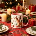 thumbnail image 3 of Talqzovs Christmas Mugs , Coffee Tea and Cocoa Cup with Handle Ceramic Mugs Holiday Xmas Decor Mug Christmas Gift for Family, 3 of 7