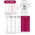 thumbnail image 7 of Women's T-Shirts, Valentine's Day Diamond Flower Cotton Crewneck Tee Short Sleeve Casual Tops Loose Graphic T-Shirt White, 4XL, 7 of 7