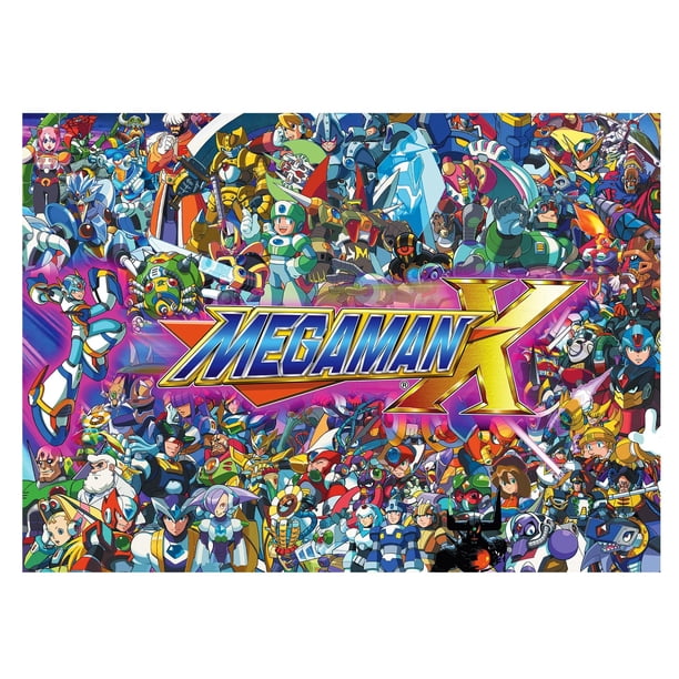 Rompecabezas Toynk Collage Mega Man X 1000 piezas