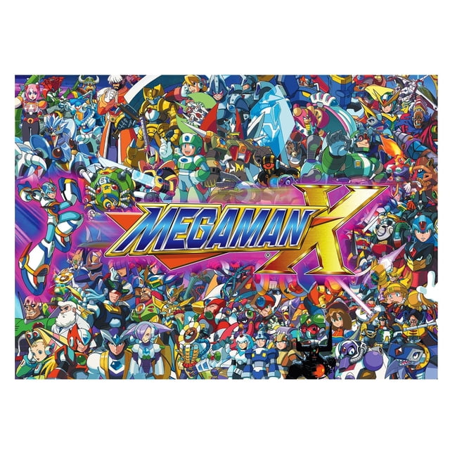 Rompecabezas Toynk Collage Mega Man X 1000 piezas