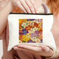 thumbnail image 2 of FCXZI Makeup Bag for Women Gift,Retro  Hippie Flowers Rainbow Makeup Bag,Vintage Floral Cosmetic Bag Best Gift Idea for Teen Girls Women,Birthday Christmas Gifts White, 2 of 6