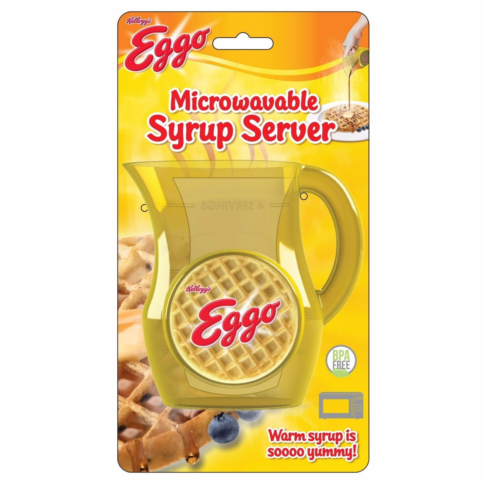 Jokari Kellogg's Eggo Microwavable Syrup Server / Pitcher