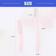 thumbnail image 4 of Vocoste 6 Pcs Eyebrow Razor for Women Foldable Facial Razor Stainless Steel Eyebrow Trimmer Leveling Tool Pink, 4 of 7