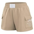 thumbnail image 2 of Women's WEAR by Erin Andrews Tan Chicago Cubs Shorts, 2 of 5