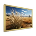 thumbnail image 2 of Designart "Meadow Gold Harvest Horizon II" Landscapes Framed Wall Art Decor - Traditional Beige Prairies Entryway Framed Wall Art, 2 of 6