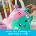 thumbnail image 4 of Fisher-Price Laugh & Learn Time for Tea Set, Interactive Toddler Learning Toy, 9 Pieces, 4 of 7
