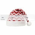 thumbnail image 2 of ABSUYY Womens Christmas Beanie Chevron Zigzag Knit Hat Red White One Size,Size Free Size, 2 of 4