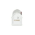 thumbnail image 3 of Postal Pro Medium White Plastic Post Mounted Mailboxes, 3 of 10