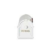 Postal Pro Medium White Plastic Post Mounted Mailboxes