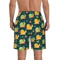 thumbnail image 3 of Yiaed Snails And Butterfies Print Men's Swim Trunks with Lining Quick Dry Sports Shorts Beach Shorts Boardshorts-Large, 3 of 5