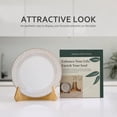 thumbnail image 2 of ANBOXIT Plate Stands for Display, 8 Inch Plate Holders for Displaying, Bamboo Picture Frame Holder for Tables, Tabletop Easels, Decorative Stand for Platter, Dish, Book, Photo and Plaque (1 Pack), 2 of 6