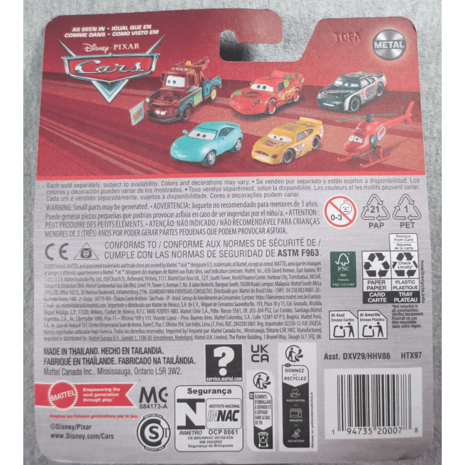 Disney Pixar Cars BOOST with Flames Diecast 1:55