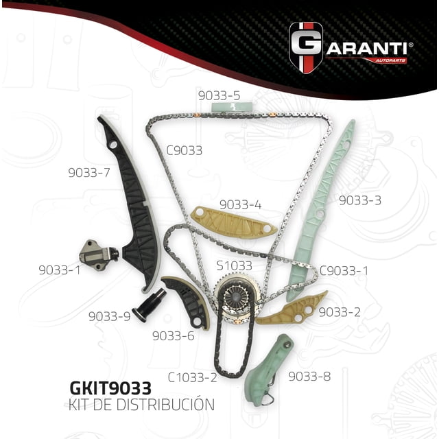 Kit Distribucion Garanti Para Volkswagen Crafter 2017 - 2018