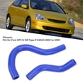 thumbnail image 4 of 2 Pcs Radiator Coolant Hose Silicone  Sealing Heat  Coolant Hose Kit For  EP3 Si SiR Type R K20A3 2002 To 2005, 4 of 8