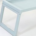 thumbnail image 3 of Escritorio de cama para computadora portátil PP plegable diseño simple con ranuras hacia abajo mesa de cama con orificio de carga JAAS, 3 of 5