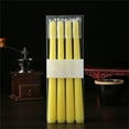 thumbnail image 4 of piaybook Home Decor Classic Red And White Candles Diy Power Failure Emergency Long Rod Candles Candlelight Dinner Atmosphere Layout Props Foreign Trade for Home and Garden,Yellow, 4 of 4