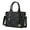 MU Black, variant on Siena Tote Bag Vegan Leather Shoulder Bag Purse by Mia K