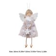 thumbnail image 3 of Adornos Juguete Niña Ángel Navidad Lindos Muñecos para Bebés Regalos (gris), 3 of 3