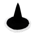 thumbnail image 2 of Wizard Wide Brim Headgear Pointed Top for , , 35cm black, 2 of 4