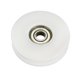 thumbnail image 4 of Ofertas Únicas Rueda de Polea de Guía de Metal U Ranura Profunda de 5mm Blanca 8x50x12mm, 2pcs, 4 of 5
