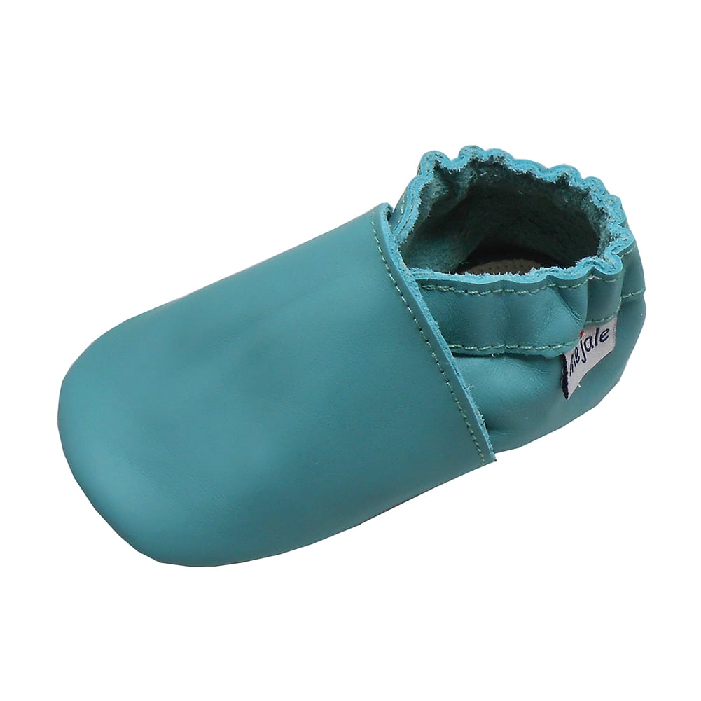 Wallaboo Baby Shoes Soft Newborn Boys Infant 0-6 Months Suede Booties Blue 
