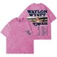 thumbnail image 1 of Waylon Wyatt Playera Lavada Algodón Unisex Manga Corta Gira Fuera del Azul, 1 of 7