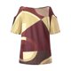 thumbnail image 5 of Camiseta con estampado de corte superior de talla grande y cuello redondo informal a la moda para mujer Fridja  bn1393, 5 of 5