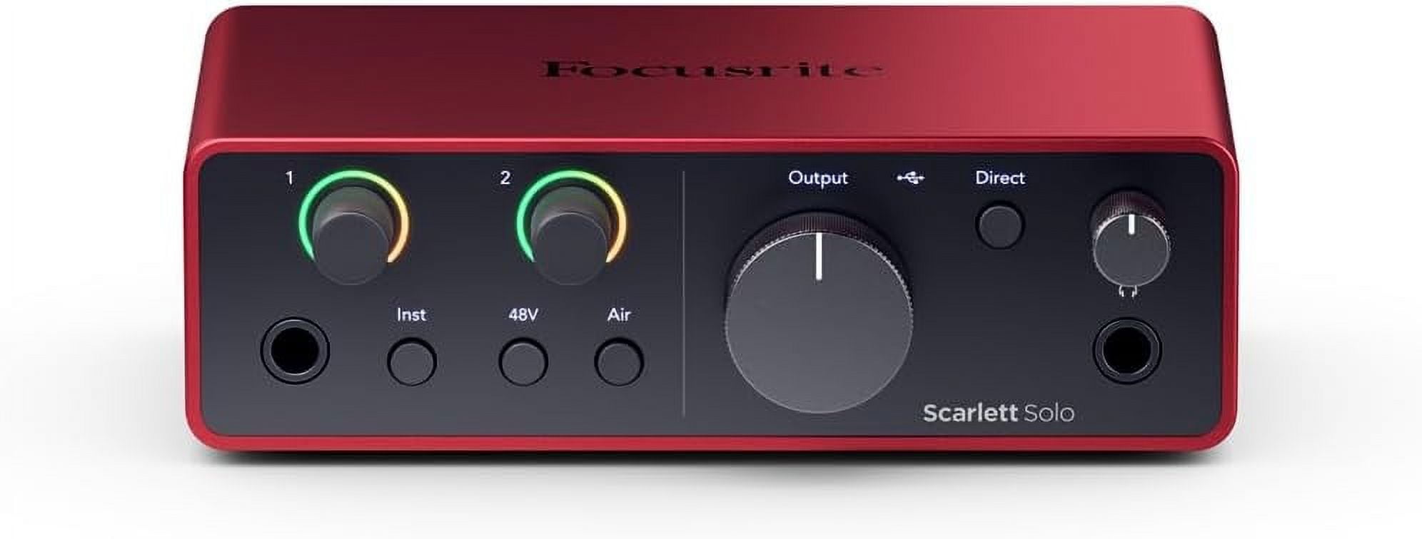 DTM・DAW Focusrite Scarlett Solo Studio gen4 Scarlett Solo 4th Generation | Focusrite